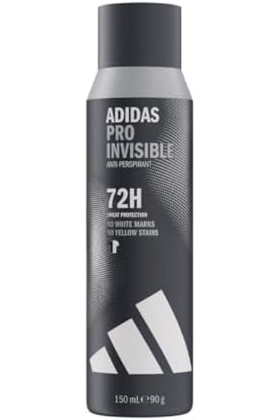 adidas Pro Invisible Antiperspirant Spray, 150ml, Lemon