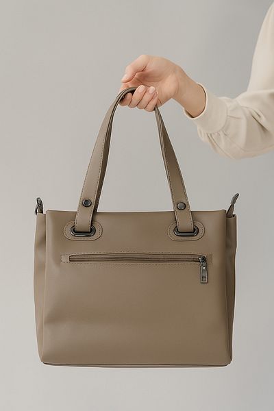 Elnara Women's Cross Strap Soft Textured 4 Compartment Shoulder and Hand Bag