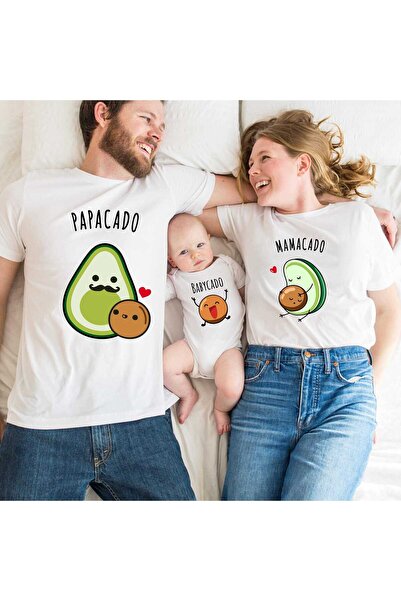 Etiole Studio Babycado Aile Kombin Tişörtü | Aile Tişört Kombini – Unisex Oversize (Bilgilerinizi İletiniz)