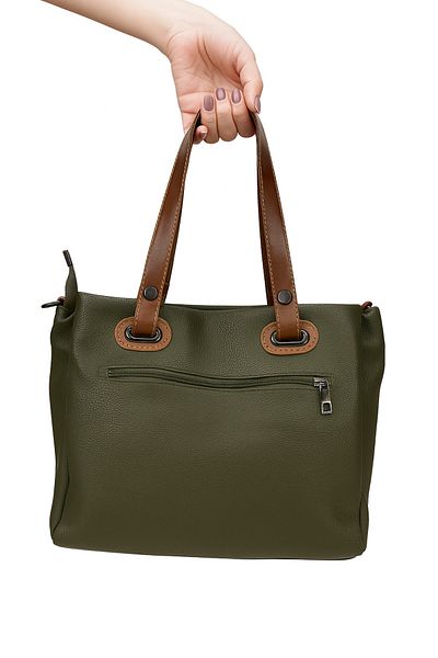 Elnara Women's Cross Strap Soft Textured 4 Compartment Shoulder and Hand Bag