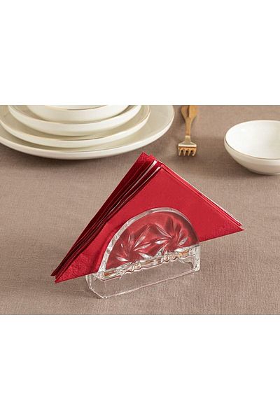 STOREMAX Glass Napkin Holder 13X9 cm Transparent 646268