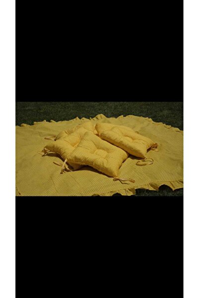UMEL HOME piknik seti (7 parça. 1 adet sofra bezi 6 adet oturma minderi)