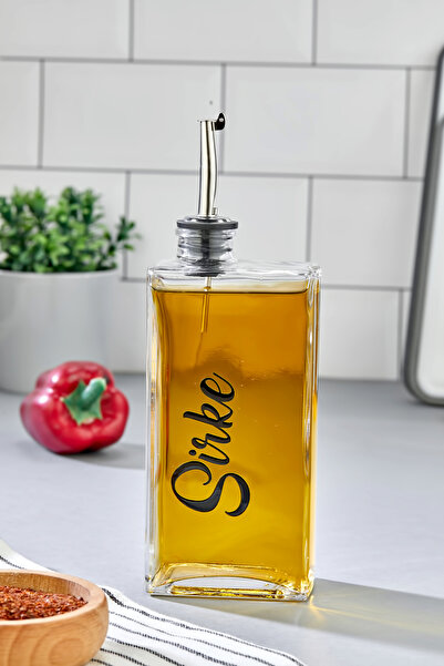 MODA OZY 1 قطعة وعاء زجاجي للزيت مع غطاء معدني فضي مع ملصق نقل للشمس/زيت الزي...