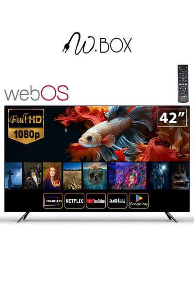 Wbox W.BOX Smart Screen - WebOS - 42 Inches -with Wall Mount and Internal Receiver - WBOS42