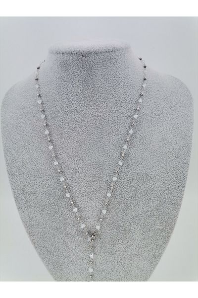 Hobimos Stoned Y Necklace - Non-Tarnish Y Necklace