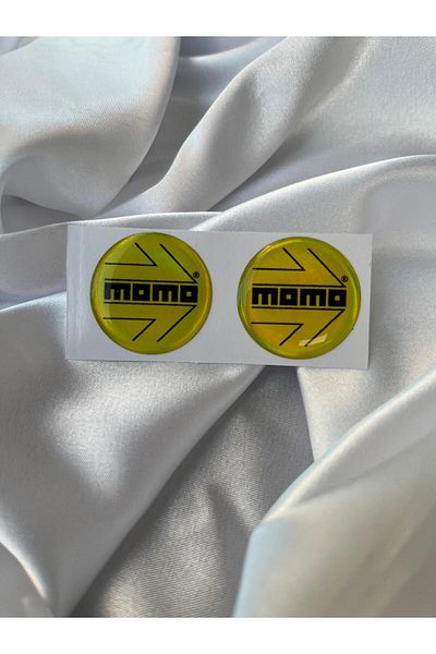 CEBECİOTO Momo Drop Hologram Plate Pulu 2 Pcs Sticker Auto-Moto Accessory