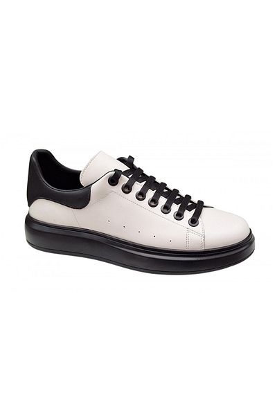 Ciucaleti Men's casual shoes made of genuine leather Ciucaleti White - Black LS7KNA Size 43