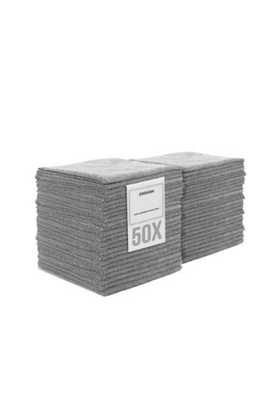 Chemicalworkz Universal microfiber cloth, 250 GSM Chemicalworkz Allrounder Towel 40x40 cm, gray, set of 50 pieces