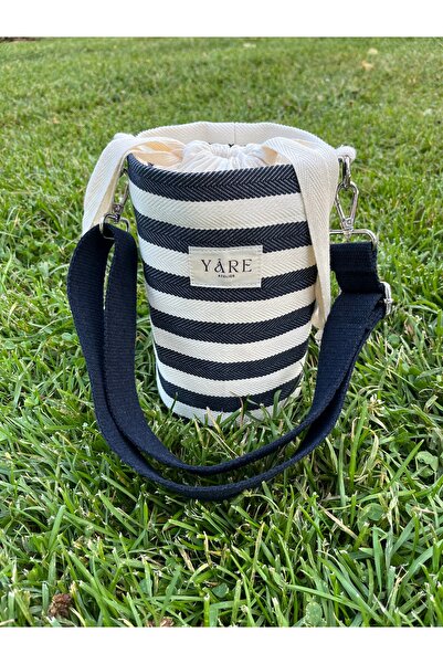 Yare Atelier Γυναικεία τσάντα ώμου, ριγέ μοτίβο με λουράκι ρυθμιζόμενη τσάντα...