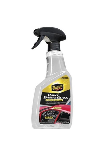 Meguiars Meguiar's Paint Dash & Glass Inside & Out Detailer Quick Cleaning Spray with Hydrophobic , 473 ml