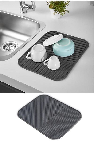 STOREMAX Sellbuystore Find Double-Sided Non-Slip Silicone Dish Drying Mat Cover Freezer Carpet