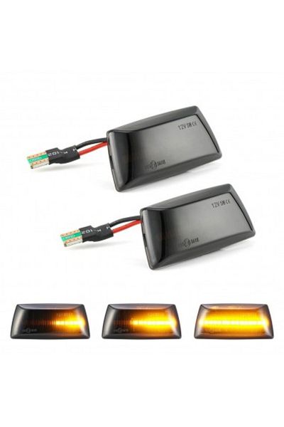 Opel Set de 2 semnalizatoare LED dinamice pe aripi pentru Opel Astra, Zafira, Insignia, Corsa - BTLL-307D-1