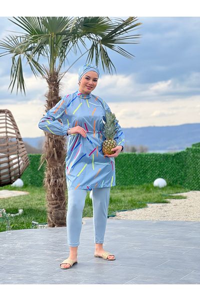 ButikKardelen Camelya New Season Hijab Swimsuit 10040
