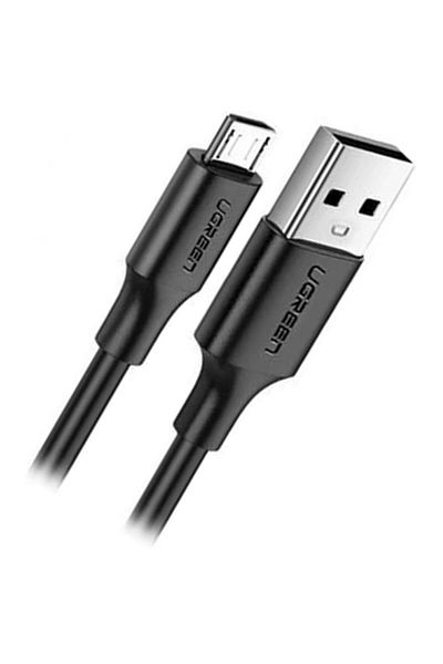Ugreen Power and Data Cable - USB to MicroUSB 5V/2.4A - 0.5 meters - Black (Fast Charging) Black