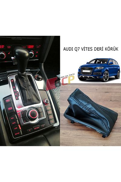 GCP German Car Parts Audi Q7 Gear Boot Black - Audi Q7 Leather Gear Boot