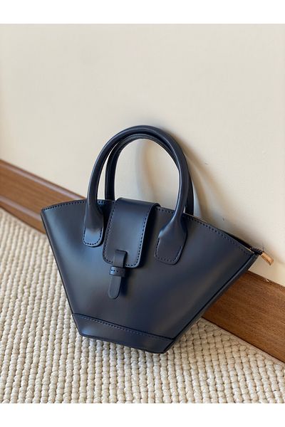 Bagzone Luxury Soft Leather Textured Triangle Shape Women's Shoulder Bag