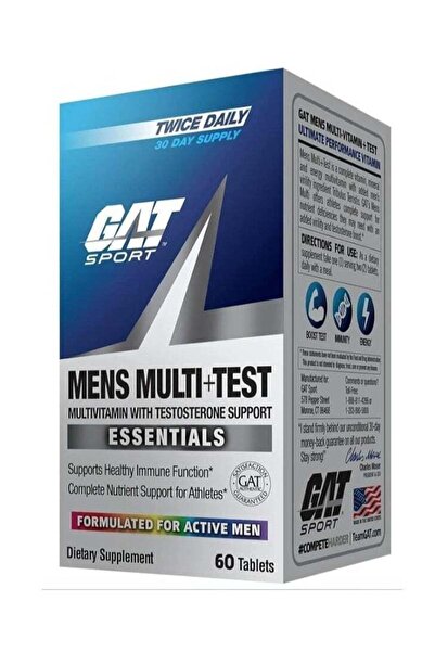 GAT SPORT جات للرجال ملتي تيست 60 قرصًا