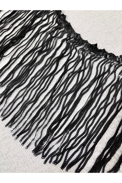 ELİTSEK Pul payet püskül pul saçak aksesuar 1 metre