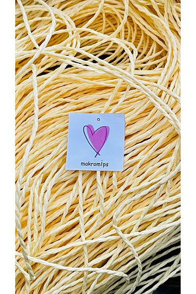 Makromİps Luxury Premium Silvery Ebruli Paper Thread 2 mm 50 Gr Hand Knitting Thread Kraft Hobby Packaging Decoration Multi-Purpose