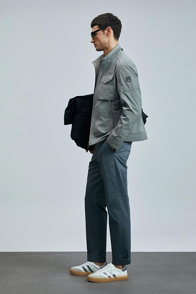 Lufian Plus Slim Fit Ανδρικό Πράσινο Παντελόνι Chino (111190339)