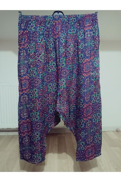 hoaryage Viscose Press Fabric Floral Patterned Shalwar with Pockets 100% Cotton 38 Size up to 100 kg