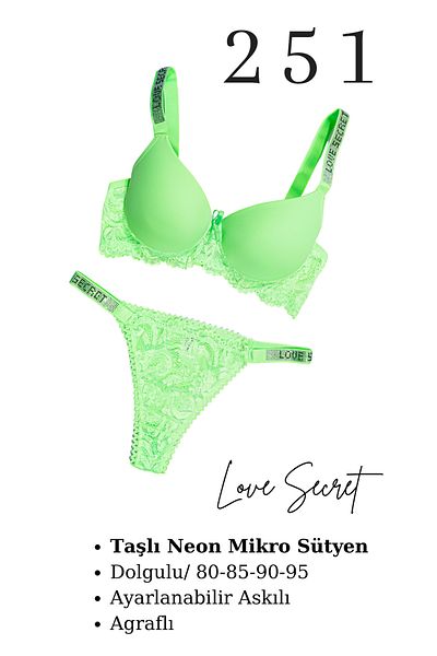 Star Set sutien neon din 2 piese pentru femei Murays