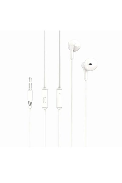 Xo Wired headphones with microphone, 3.5mm jack - XO-EP39 - White