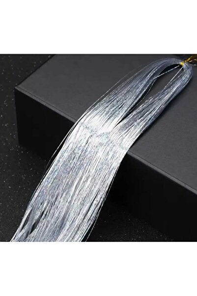 JHTshop Kadın Hair Tinsel Parlak Simli Saç Süsü