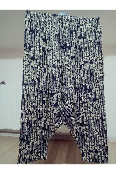 hoaryage Viscose Press Fabric Floral Patterned Shalwar with Pockets 100% Cotton 38 Size up to 100 kg