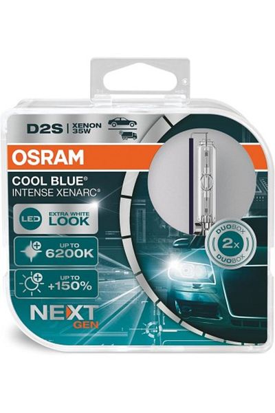 Osram Set of 2 Car bulbs XENON D2S Osram Xenarc Original Cool Blue Intense Next Gen +150% 85V 35W