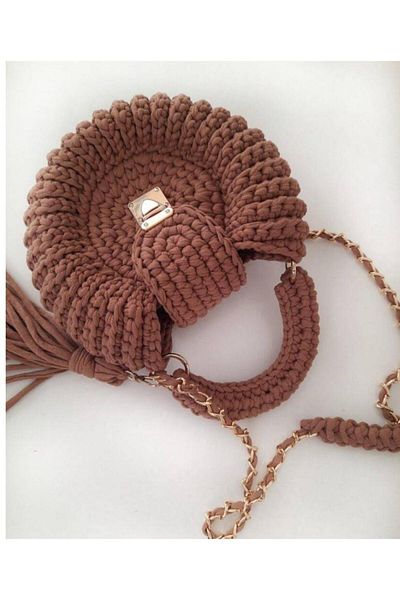 TUHAM AKSESUAR Beyzing Handwork Knitting Bag
