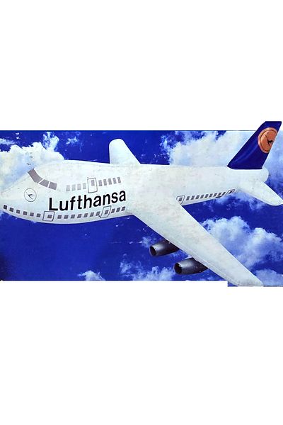 direkstoktan طائرة لوفتهانزا القابلة للنفخ بطول 110 سم / Lufthansa Aufblasbar