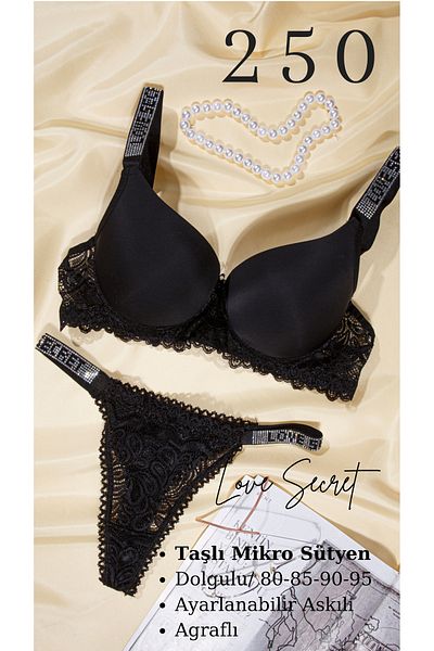 Star Set micro sutien din 3 piese pentru femei Murays