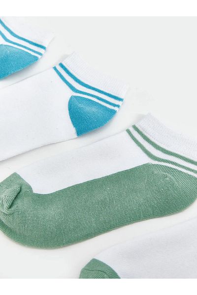 LC Waikiki Lcw Kids Mixed Color Block Boys Booties Socks Pack of 7