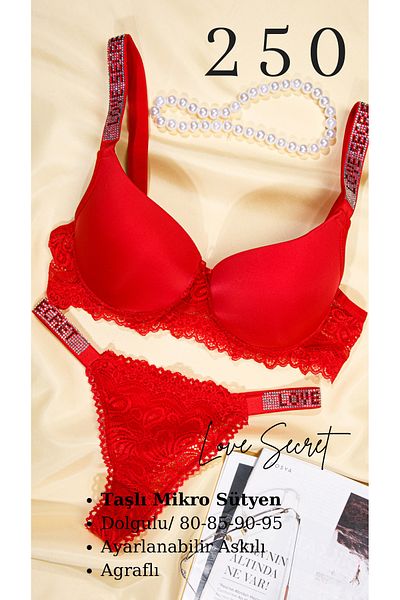 Star Set micro sutien din 3 piese pentru femei Murays