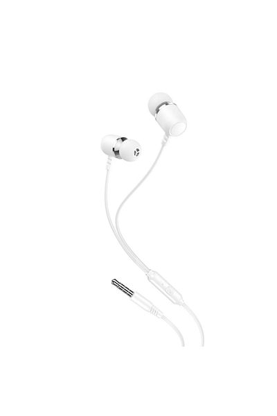 Xo Wired headphones with microphone, 3.5mm jack - XO EP64 - White