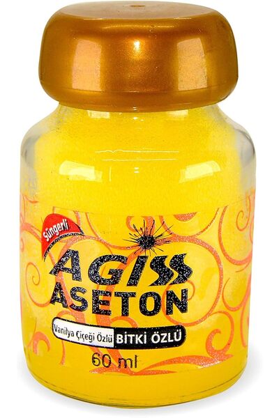 AGISS اجيسس مزيل ملون الاظافر 125مل لاظافر ذات مظهر طبيعي/ لون برتقالي