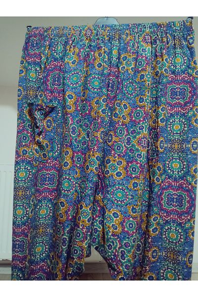 hoaryage Viscose Press Fabric Floral Patterned Shalwar with Pockets 100% Cotton 38 Size up to 100 kg