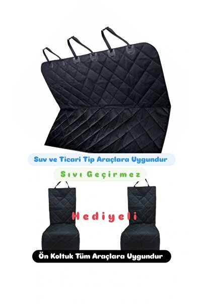 Markaflex 3lü Araba Oto Araç Koltuk Kılıfı | Ön ve Arka Koltuk Örtüsü |Köpek ...