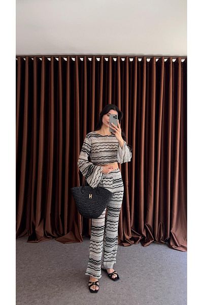 HAZELANNA Fishnet Lace Suit