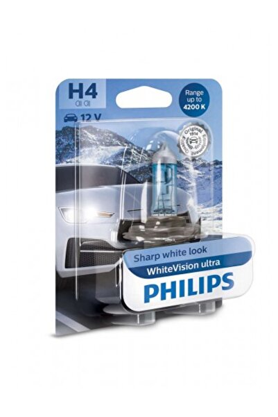 Philips Bec auto H4 Philips WhiteVision ultra 12V, 55W