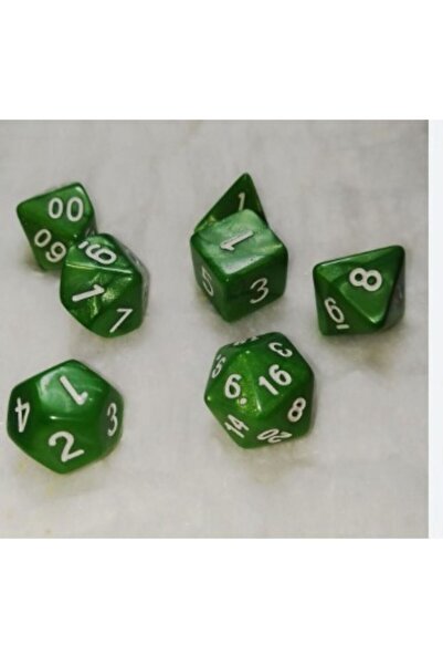 zerzembe DND Frp Zar Seti 7li Set Dnd Zarı Dungeons And Dragons Masaüstü Oyun Zarı