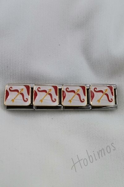 Hobimos 1 Piece Zodiac Steel Italian Bracelet Charm