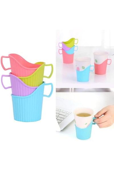 STOREMAX Mrttnca 10Pcs Portable Hot Glass and Paper Cup Holder Hot Cold Insulated Trndymr