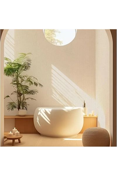 Generic 2Rolls Self-adhesive Light Linen Look Wallpaper,Decoration&Changing the Appearance of Walls,40cm*5m