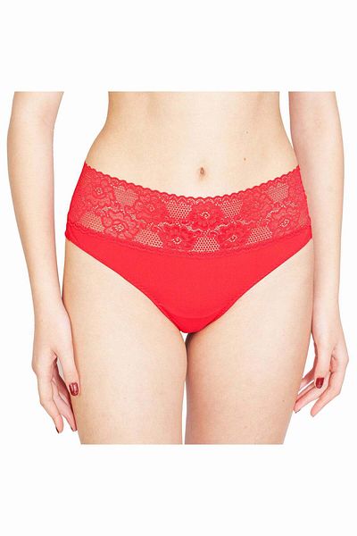 BLD by Exclusive ANI white lace Brazilian thong panty, BLD by Exclusive