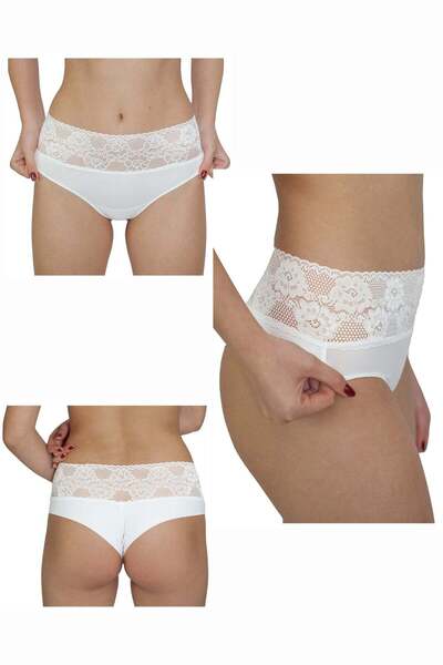 BLD by Exclusive ANI beige lace Brazilian thong panty, BLD by Exclusive