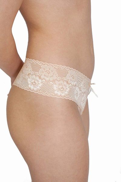 BLD by Exclusive SIMONA white lace Brazilian panty, BLD by Exclusive
