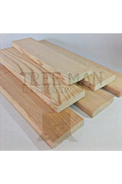 TREE MAN İSMET PERİM 2x7x100 Cm 5 Adet Silinmiş Çam Ahşap Çita Taslak Tahta K...