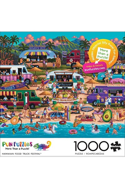 Buffalo Games Hawaii Food Truck Festival - 1000 Piece Jigsaw Puzzle
